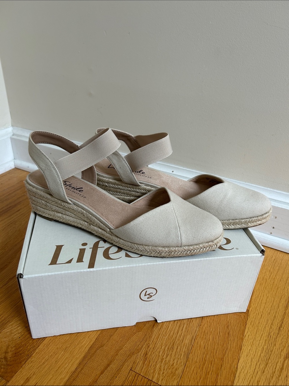 Life Stride Espadrille Wedge Sandals